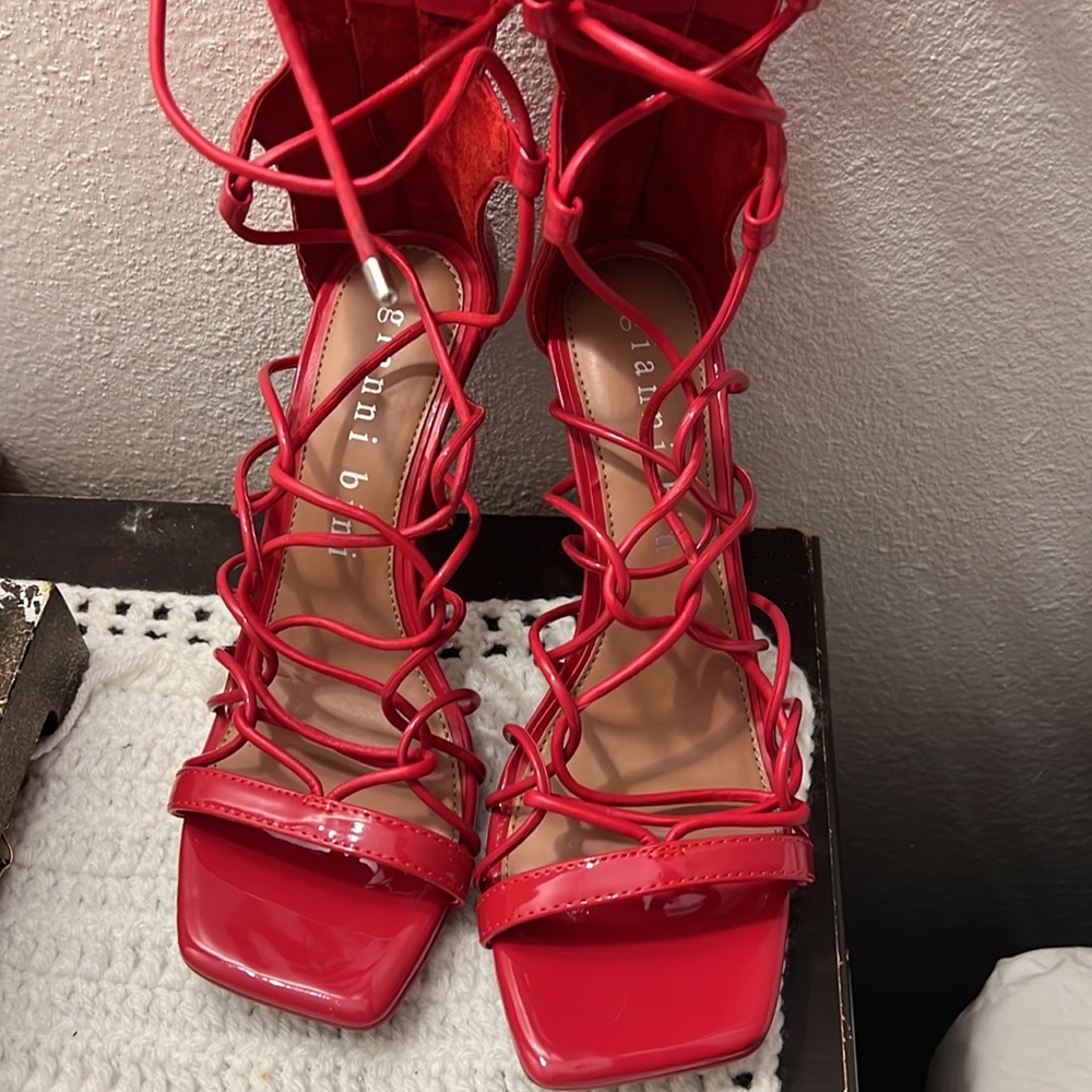 GIANNI. BINI.  Have.  2 pairs. 8 and. 7.  Only. Today 20 dollars